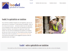 Tablet Screenshot of isodel.be
