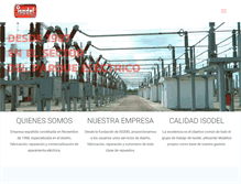 Tablet Screenshot of isodel.com